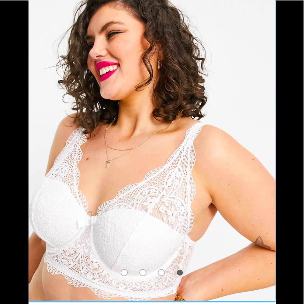 Simply Be Lace Longline Bralette